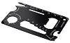 Black multifunctional stainless steel card tool
